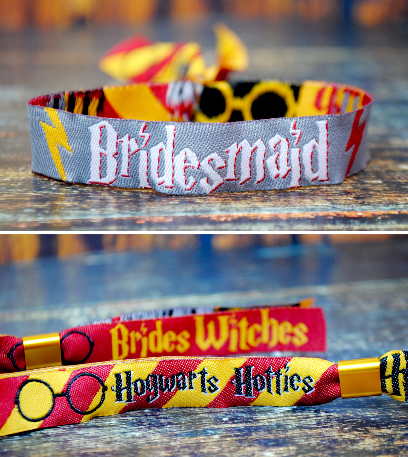 hogwarts hotties harry potter bridesmaid wristband hen party