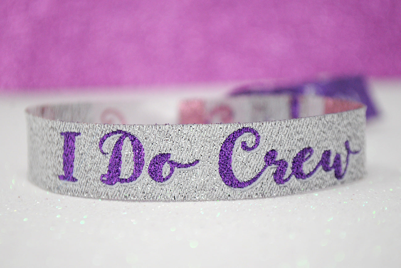 i do crew hen do party wristbands favours