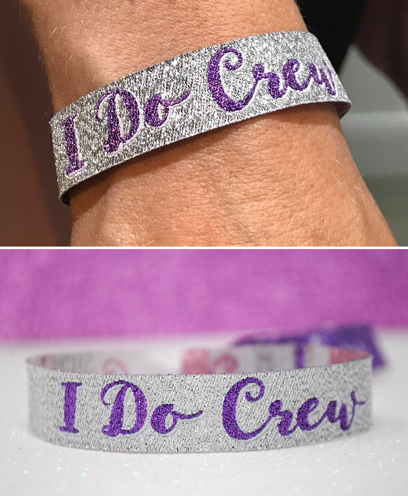 i do crew hen party wristbands party bag fillers