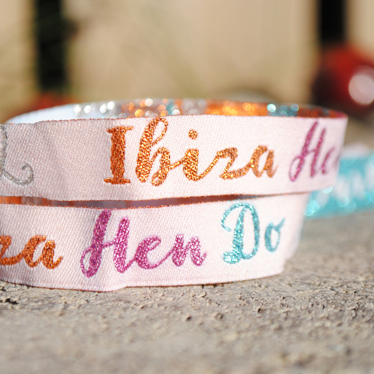 ibiza hen party ideas favours accessories wristbands