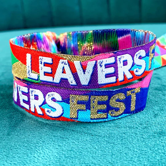 leaversfest festival wristbands school-leavers