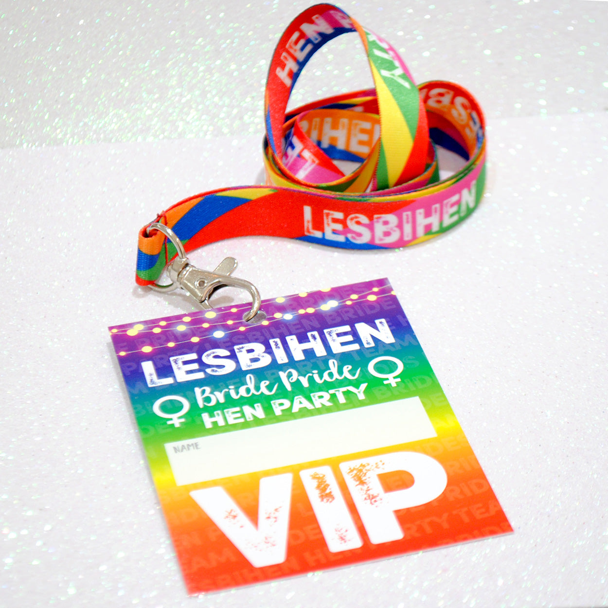 pride lesbihen lesbian hen party lanyards accessories