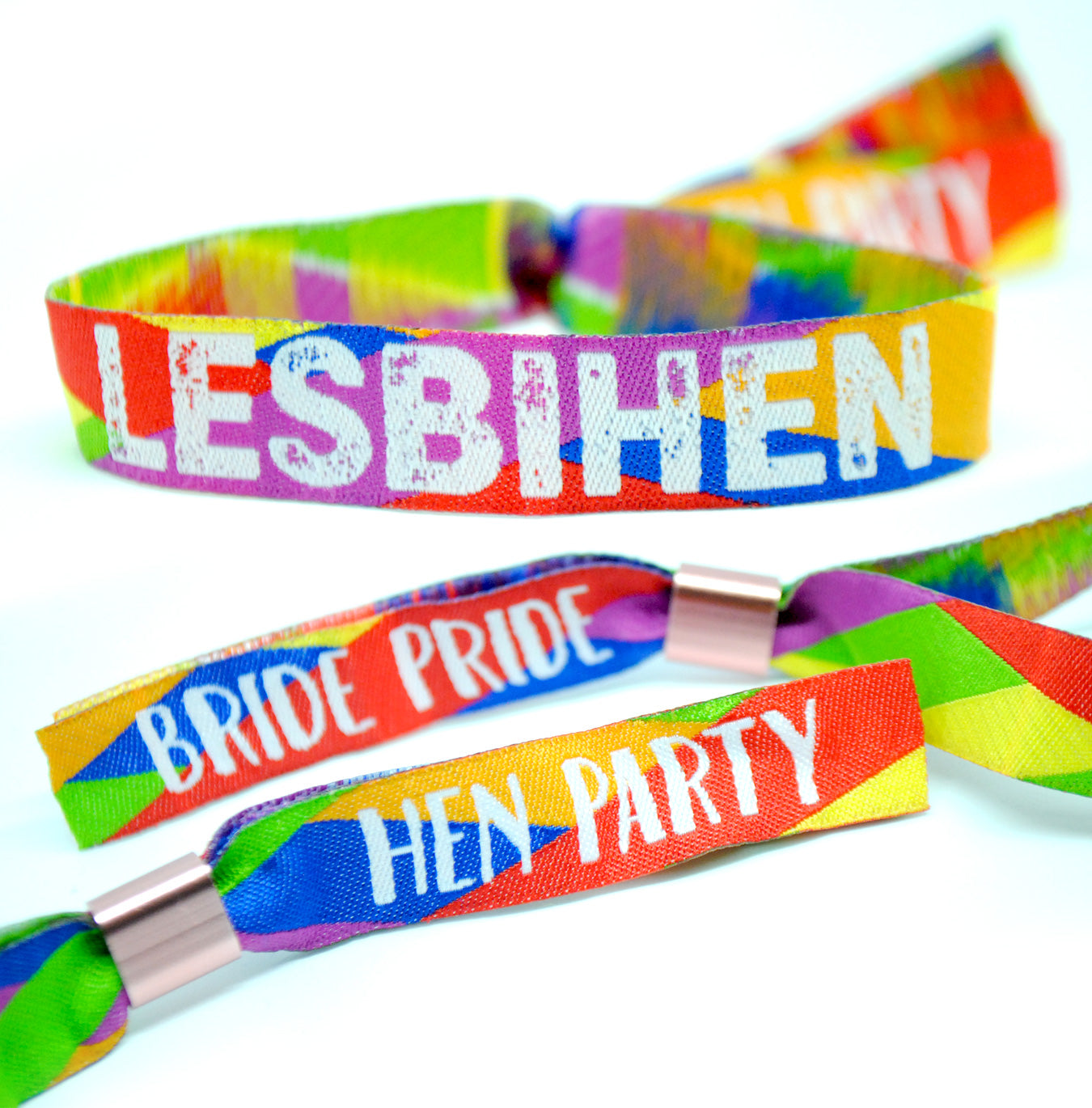 gay pride lesbihen lesbian hen party wristbands accessories