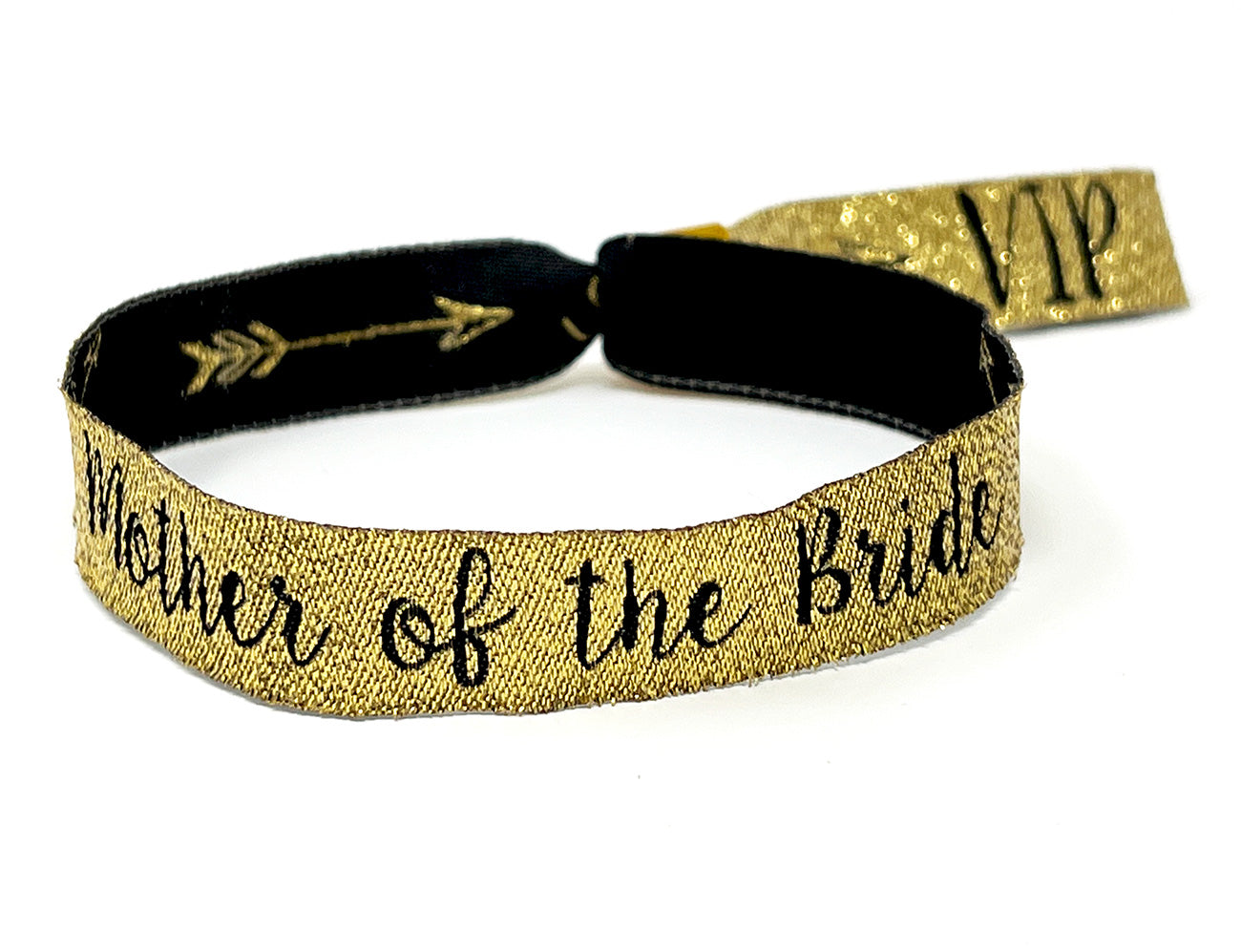 mother of the bride bridal party hen party wristband