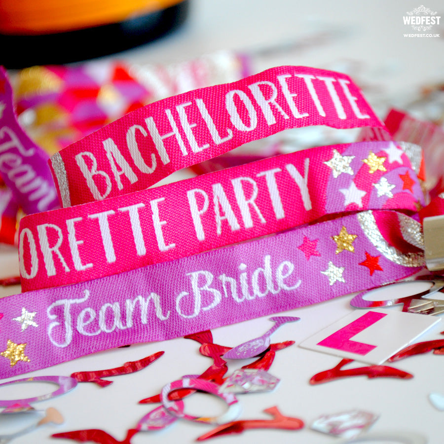 team bride bachelorette party wristband