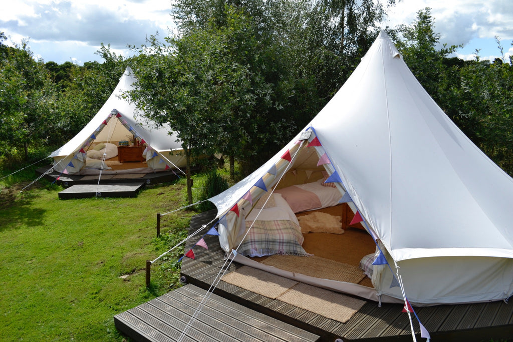 tinkers bell hen camp bell tents glamping hen parties