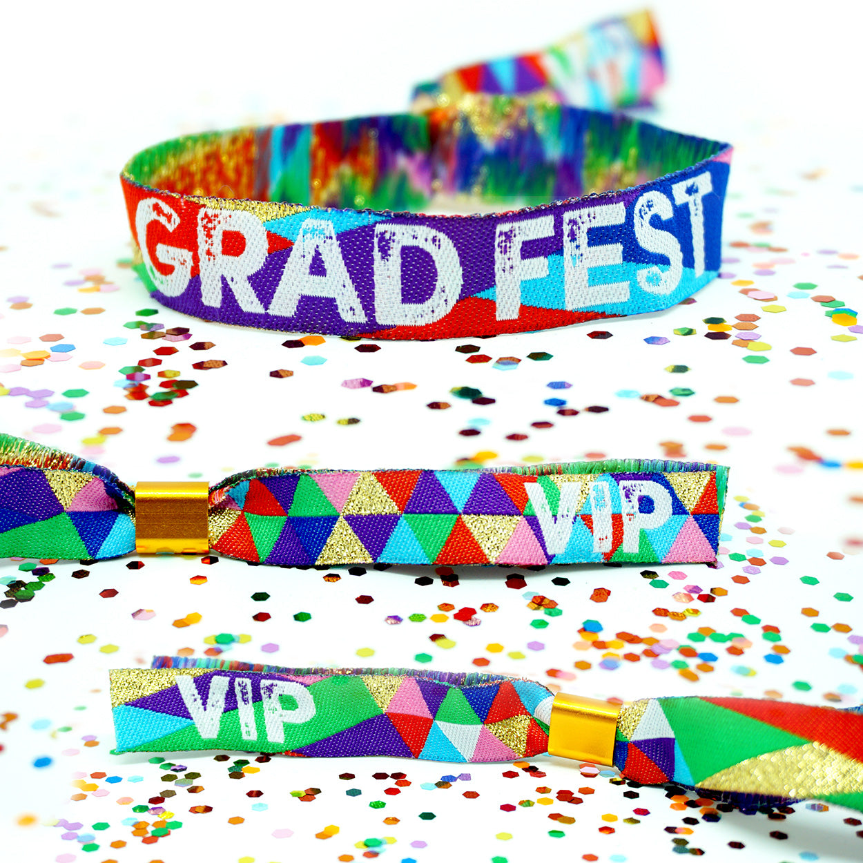 GRADFEST Festival Graduation Party Wristbands