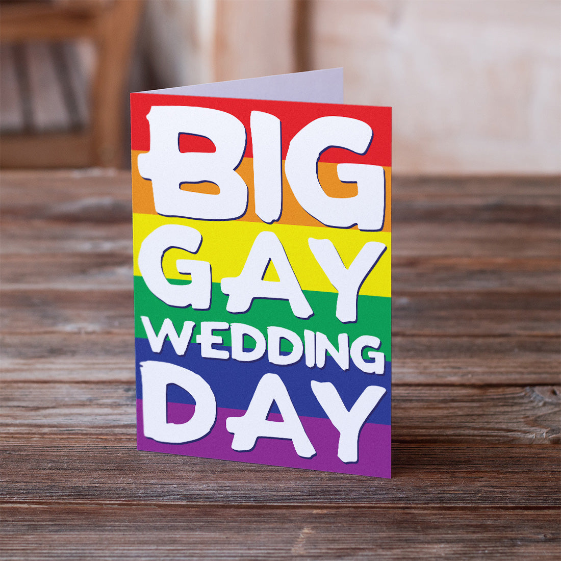 big gay wedding day cards