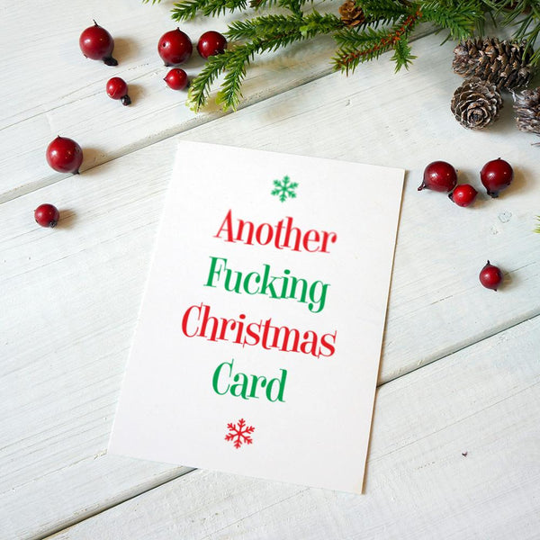 Another Fucking Christmas Card Funny Rude Christmas Cards Hen Party