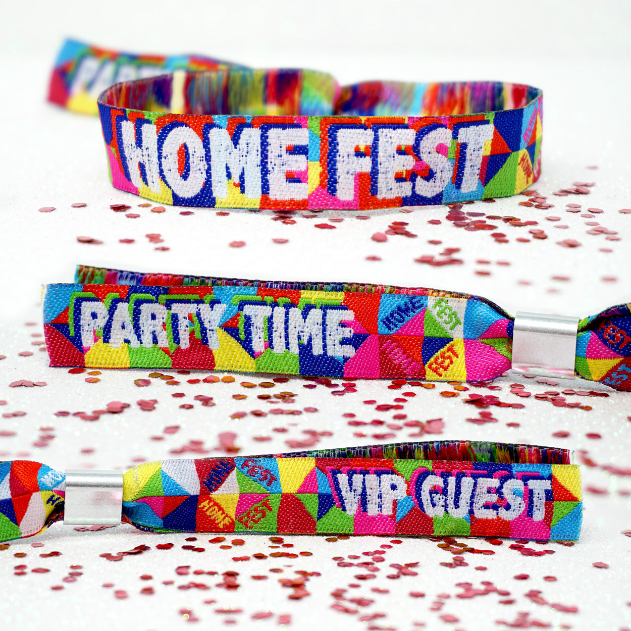 HOMEFEST festival party at home wristbands