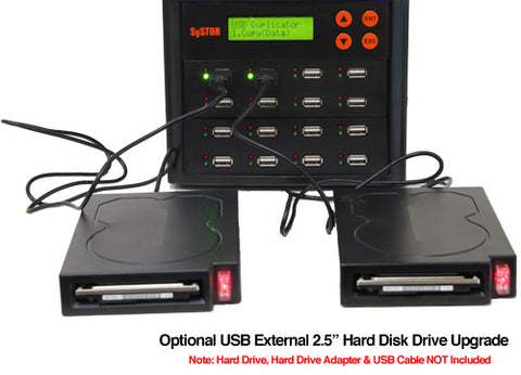 Systor 1:31 USB Duplicator & Sanitizer - Flash Memory Drive Copier/Eraser SYS-USBD-31