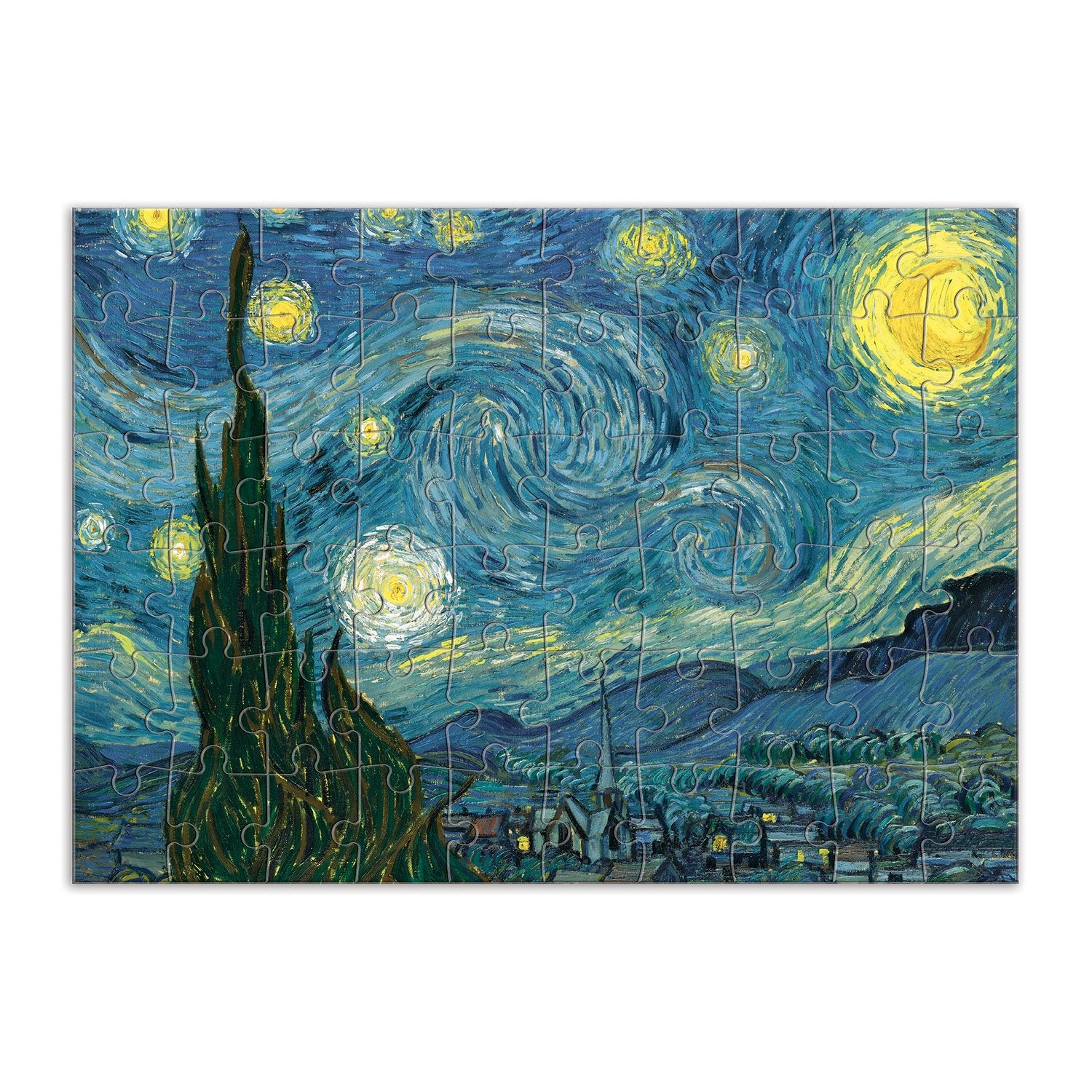 MoMA Starry Night Greeting Card Puzzle Galison