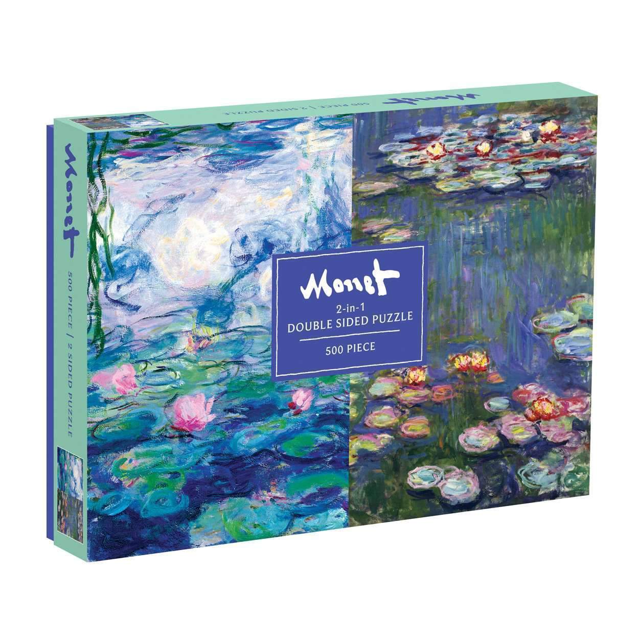 Monet 500 Piece Double Sided Puzzle Galison