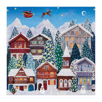 Yuletide Village 500 Piece Puzzle | Galison