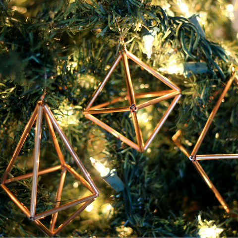 christmas ornament, west elm, gifts for friends, small gifts, copper decor, gifts for the home