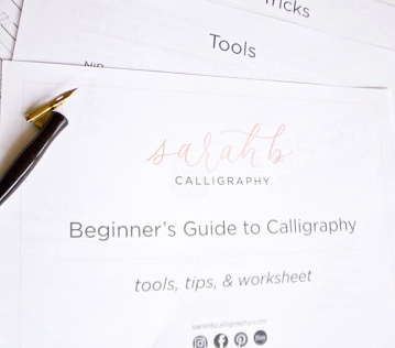 calligraphy guide, gifts for teen, gifts for her