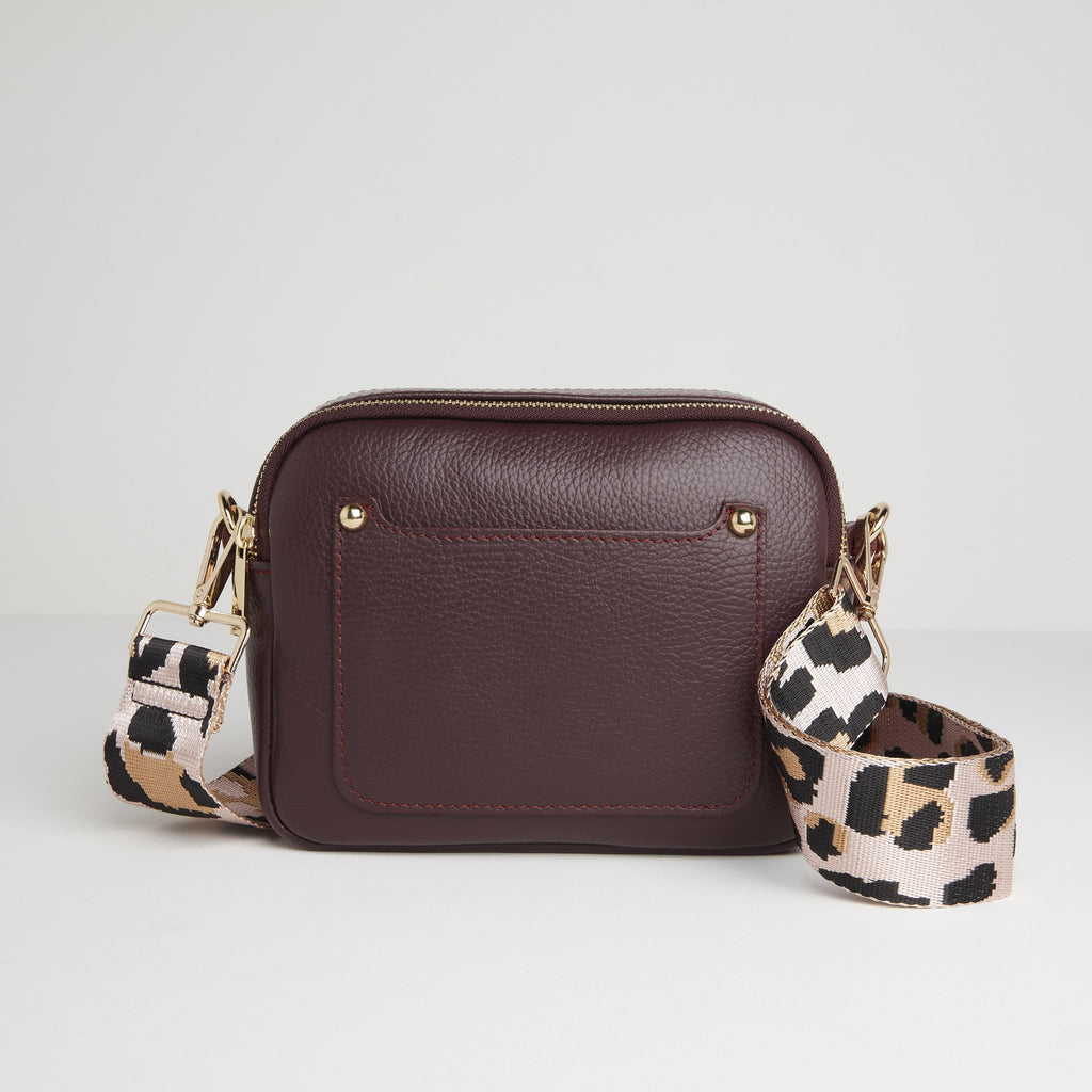 Joanie Bag - Leopard Print Sling – Cecelia Stitch