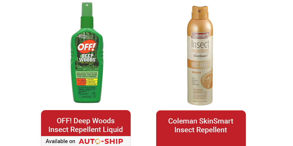 Spray insect repellents