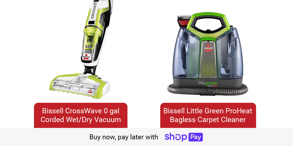 Bissell CrossWave Corded Wet/Dry Vacuum  - Bissell Little Green ProHeat Carpet Cleaner