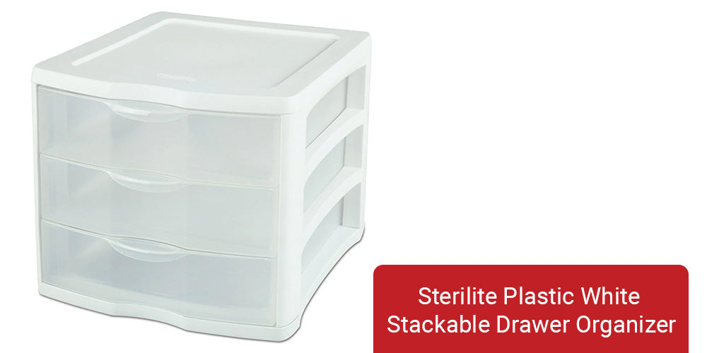 Sterilite Stackable Storage Drawer Organizer