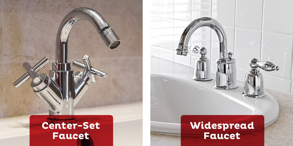 Center-Set Faucets or Widespread Options