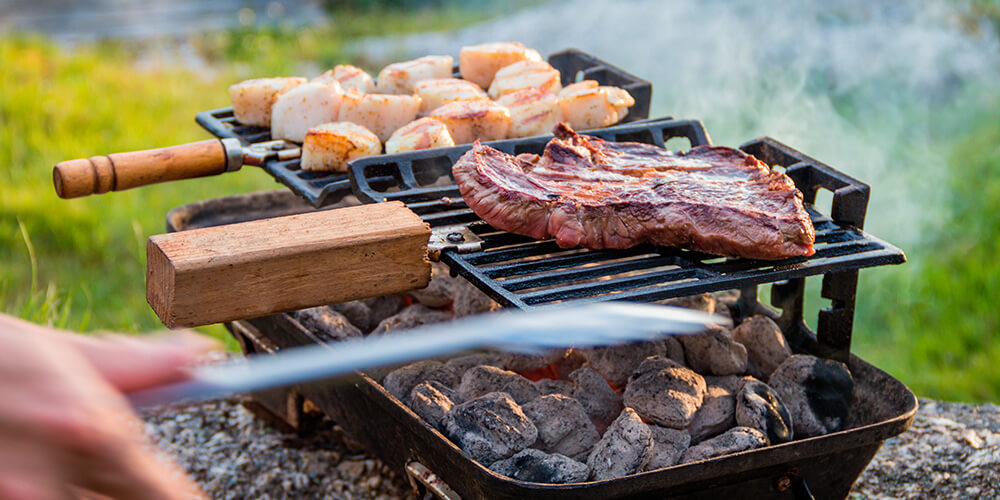 Hibachi camping grill 