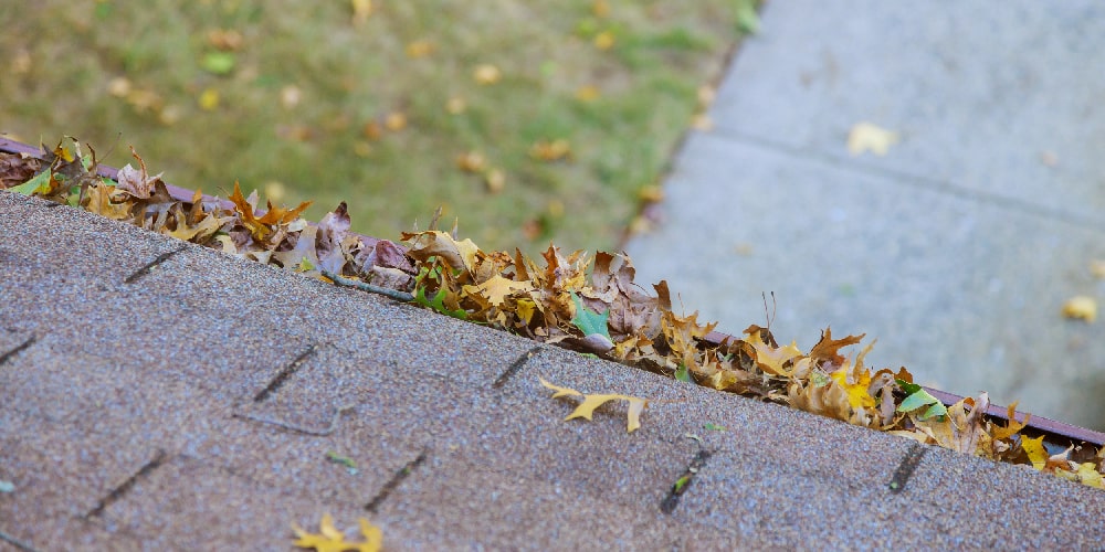 how to clean gutters safely