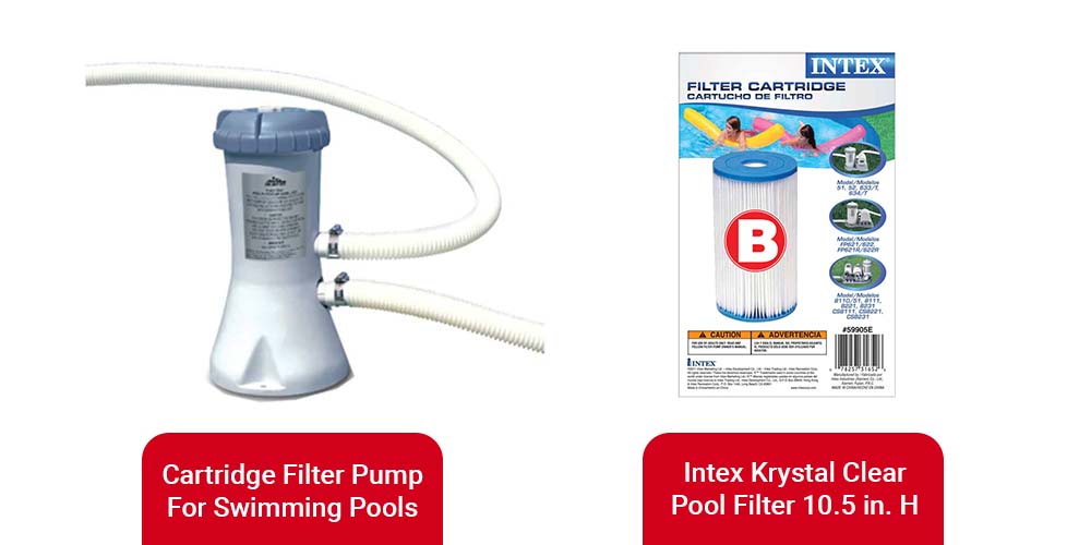 Intex Cartridge Filter Pump for Swimming Pools 