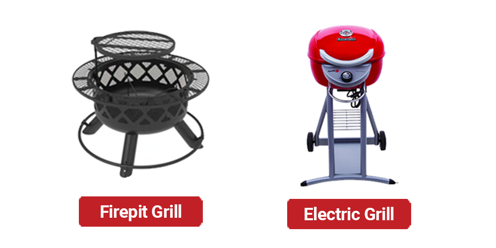Electric and Firepit Grills