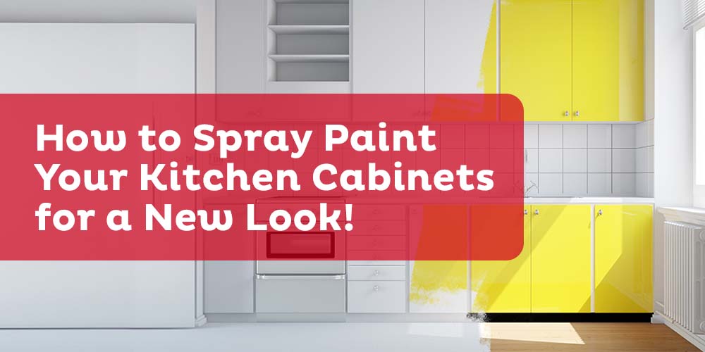 How to Spray Paint Your Kitchen Cabinets