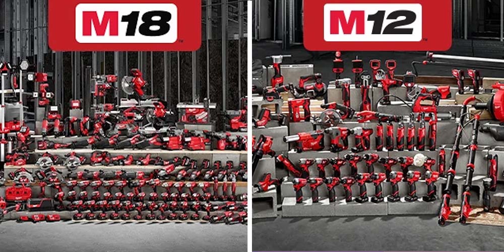 Milwaukee M18 Tools and M12 Tools