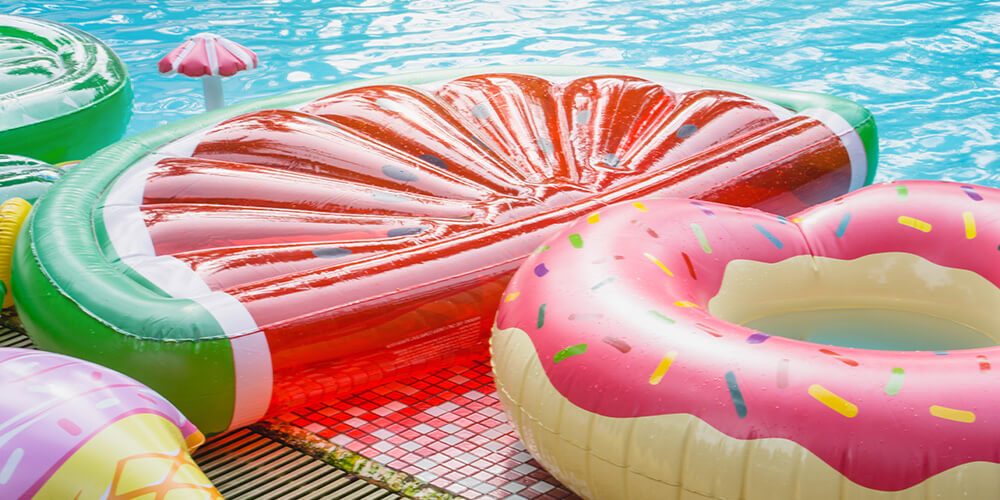 Round pool floats