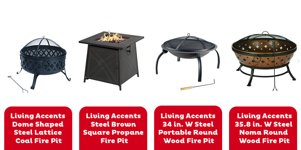 Living Accents compact firepits 