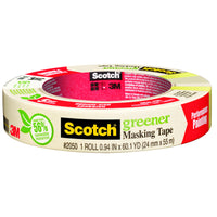 Scotch 0.94 in. W X 60 yd L Green Extra Strength Masking Tape 1 pk