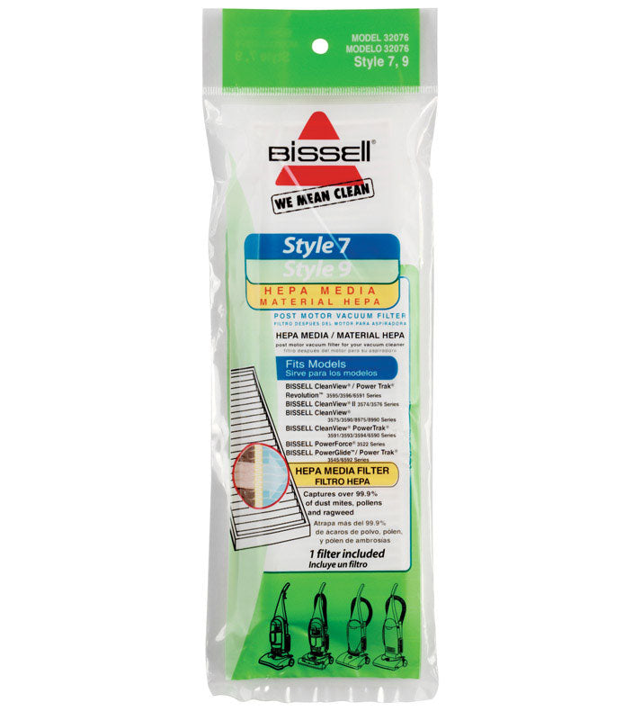 Bissell Vacuum Filter For Upright Vacuum 1 Pack