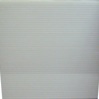 PLASKOLITE 0.157-in T x 48-in W x 96-in L White Corrugated Plastic