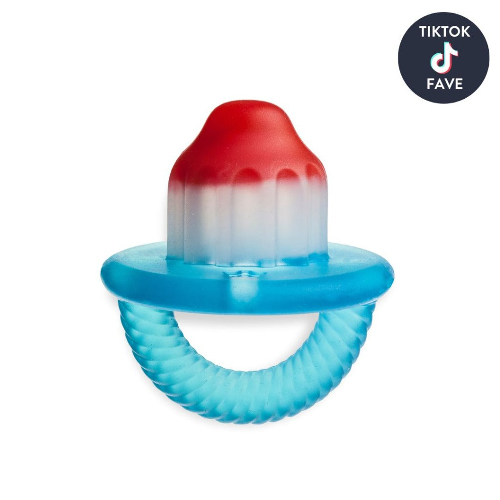 Itzy Ritzy Bitzy Grip - Silicone Developmental Teether with Easy