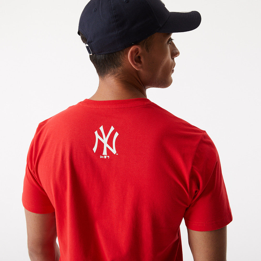 red yankee shirt