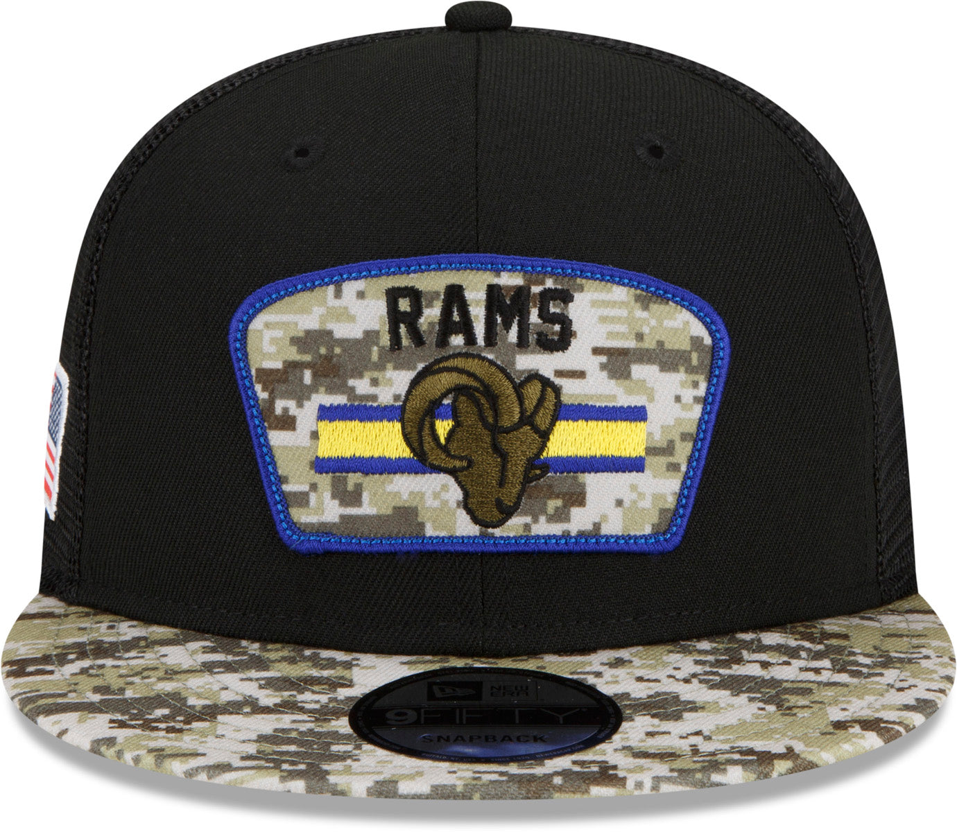 Los Angeles Rams New Era 9fifty Nfl 21 Salute To Service Snapback Te Lovemycap