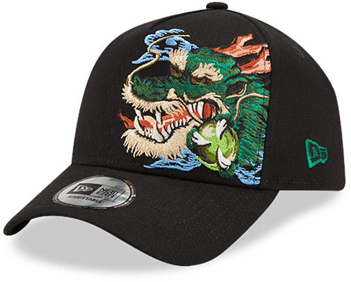 New Era Tattoo Pack E Frame Black Dragon Trucker Cap Lovemycap