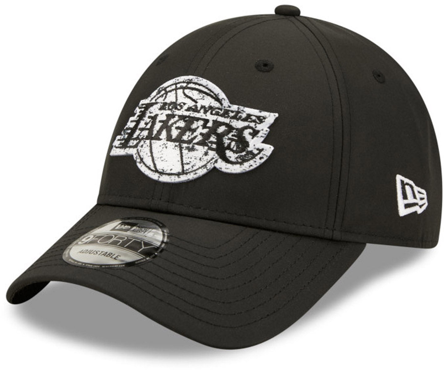 lakers hat black and white