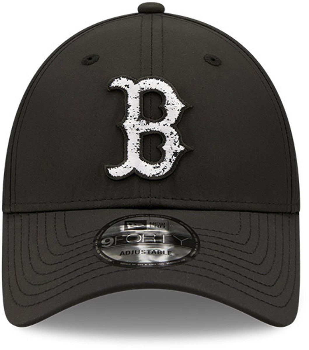 black on black red sox hat