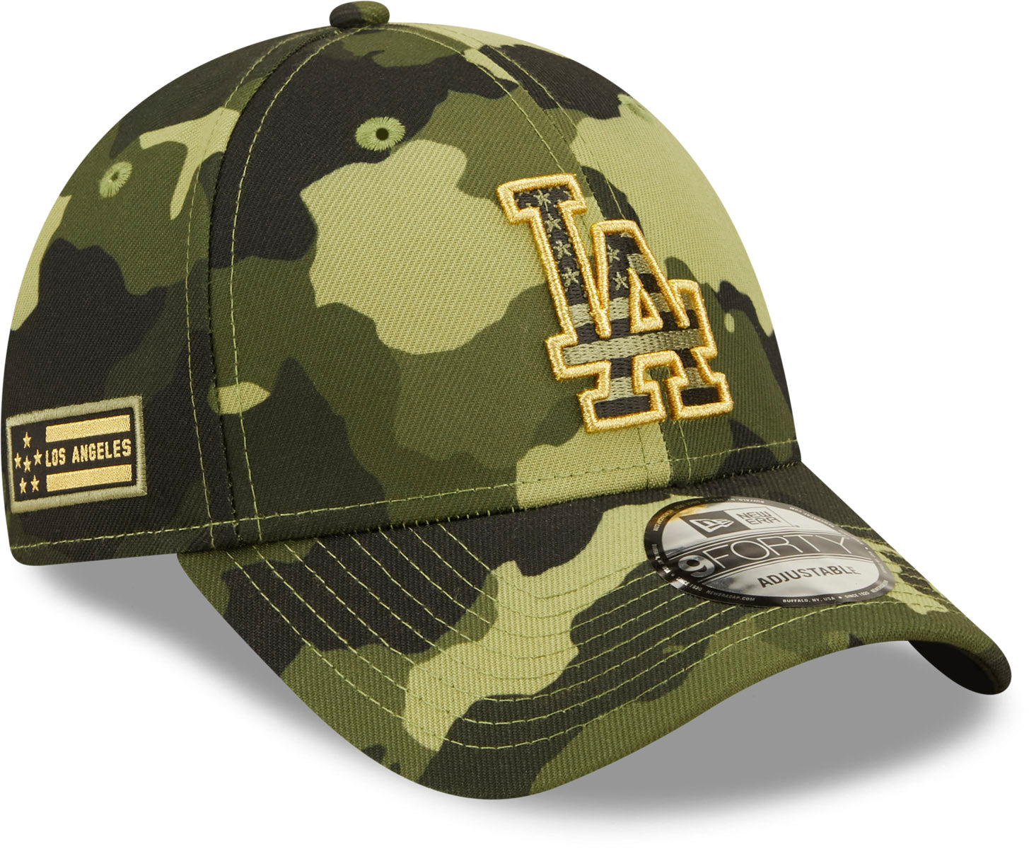 Embryo baard barbecue Los Angeles Dodgers New Era 9Forty MLB 22 Armed Forces Camo Baseball C –  lovemycap