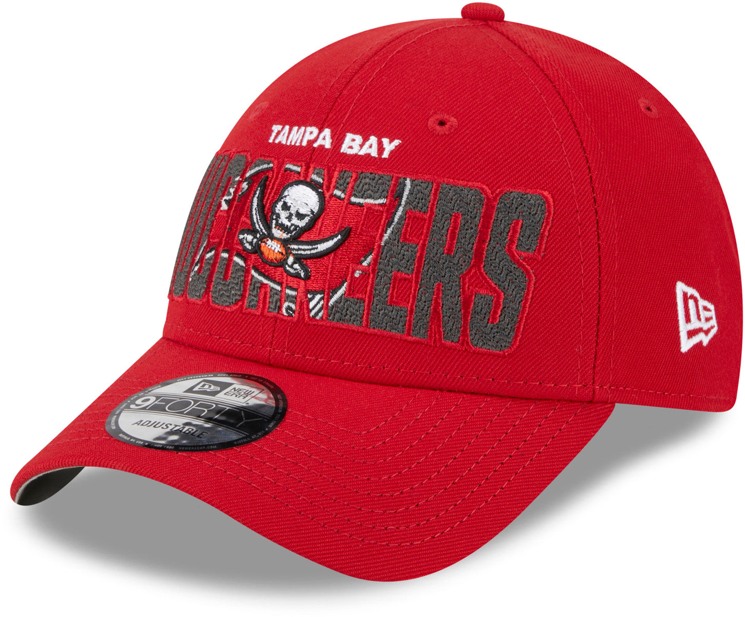 Tampa Bay Buccaneers NFL TEAM-BASIC Red-Grey Fitted Hat