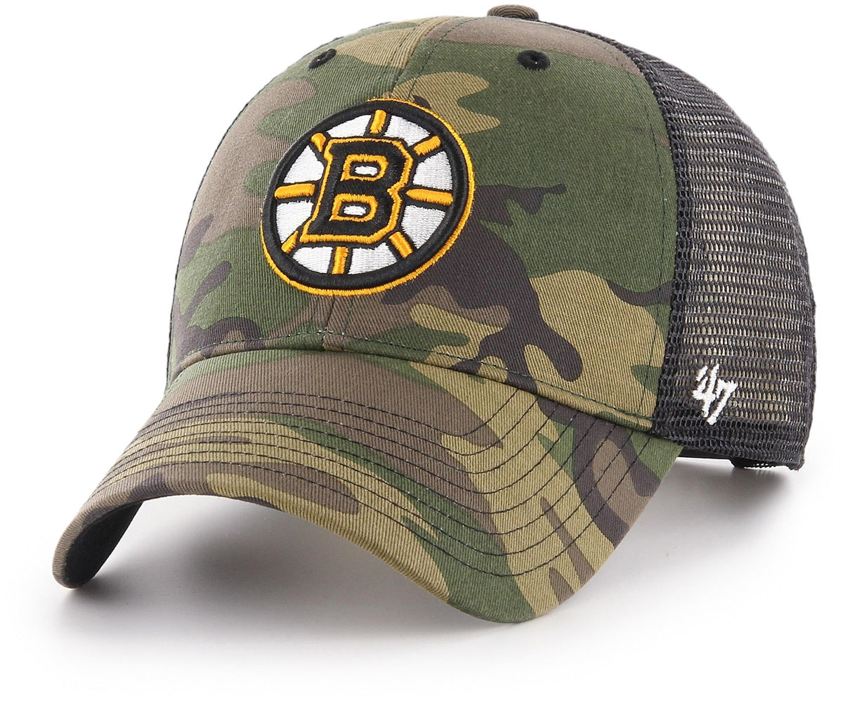 boston bruins trucker cap