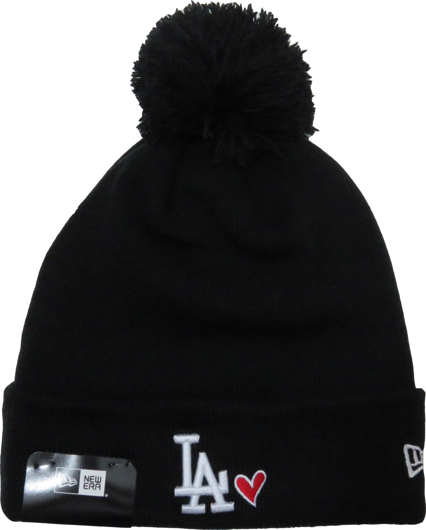 womens white bobble hat