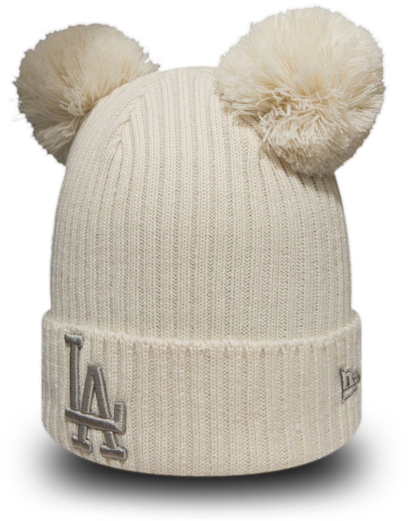 women's double bobble hat