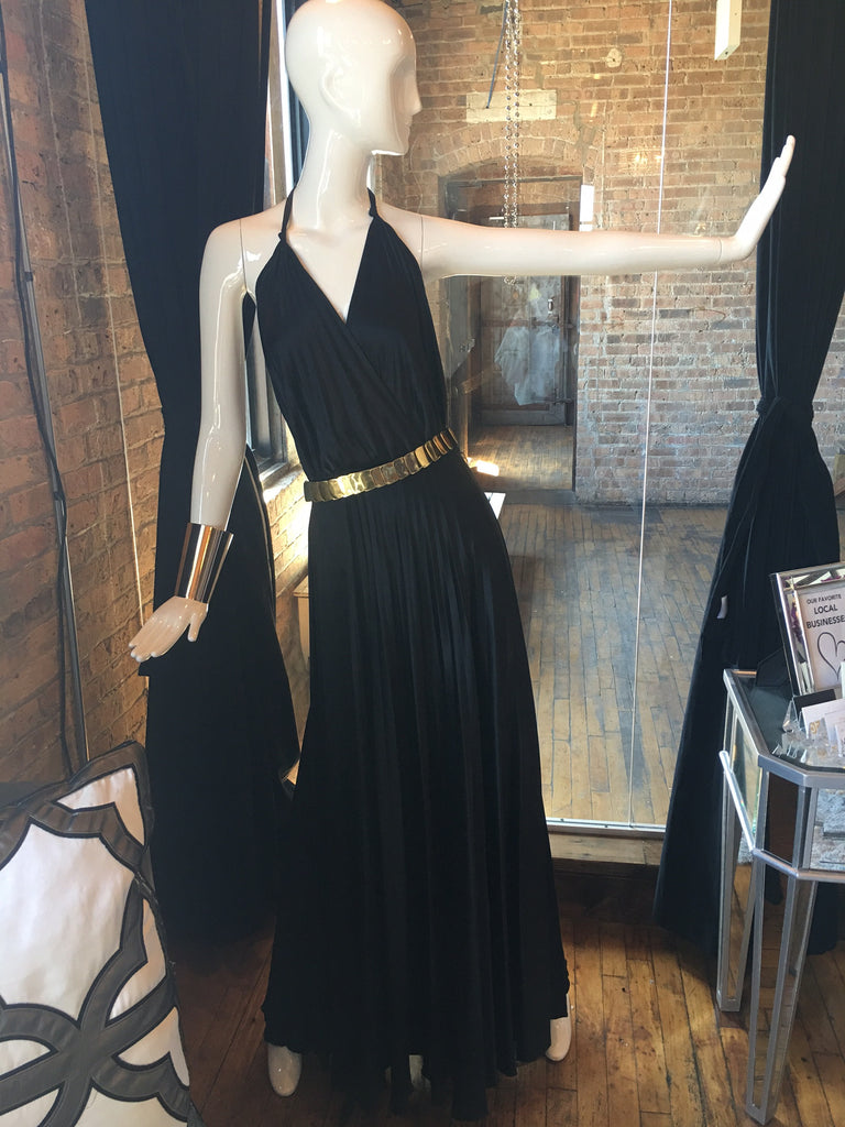 studio 54 gold dress