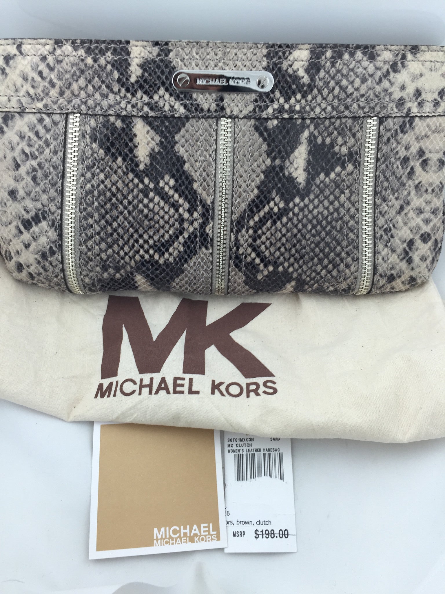 Michael Kors Clutch - New Neu Glamour | Preloved Designer Jewelry, Shoes &  Handbags.