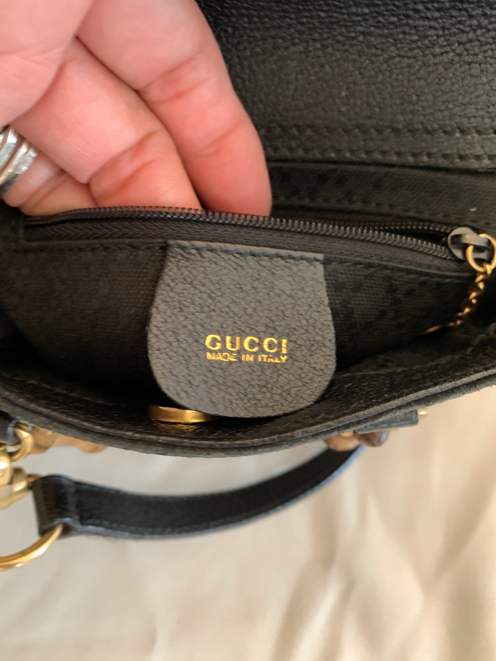 Vintage Gucci Suede Crossbody Bag - New Neu Glamour | Preloved Designer ...